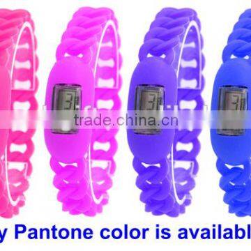 New Generation Custom Logo Cheap Sport Silicone Analog Digital Watch photo-2