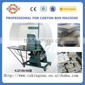 JGB-06022jin guang factory semi-automatic carton box production Corrugated Paper box bundling machine