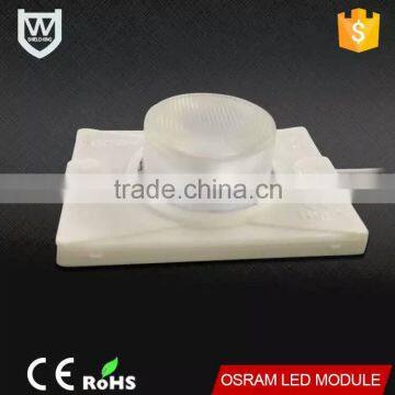 Zhongshan manufacturers led module 12v with 10*60 degree waterproof IP67 osram 3030 led injection module for light box                        
                                                                                Supplier's Choice