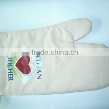 promotional high quality printed cotton oven glove,oven glove