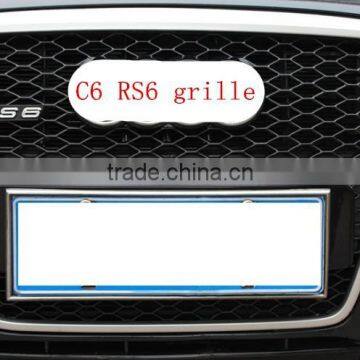 Car grille for Audi A6 C6 RS6 car grille guard mesh sheets for car grills
