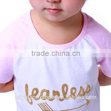 2016 Hot Sale Girls Cotton Clothing Fashion Style Baby Clothes Wholesale Cute Girls Cotton Pink Sets photo-4