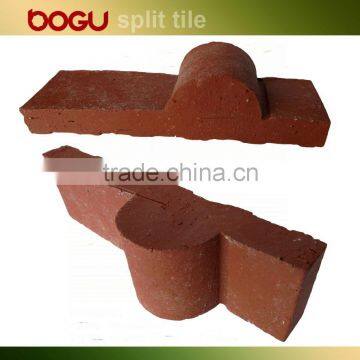 Terracotta red clinker wall thin brick tile exterior facade wall