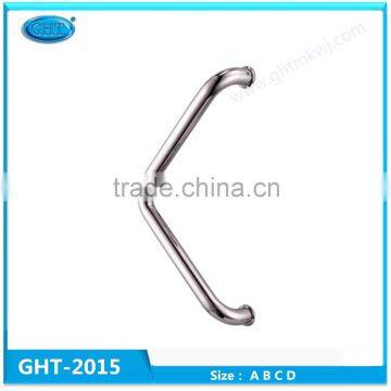 Supply stainless steel shower room glass door handle bathroom glass door handle with factory price