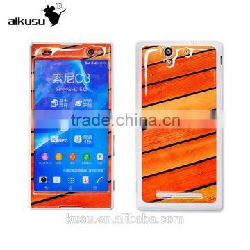 2015 Jelly design for Sony C3 skin adhesive sticker paper