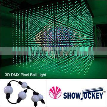 SMD5050 DMX RGB LED Magic Decoration PixelBall Light String for Wedding