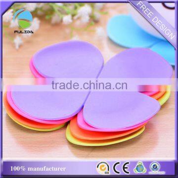 Buy Fashion Flower Four Petals Rubber Soft Pvc Heat Proof Mug Coaster