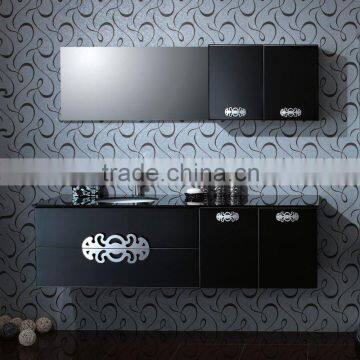2011 Black Hanging Waterproof bathroom vanity cabinet