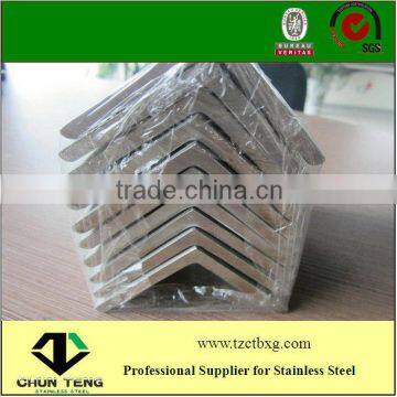 aisi / jis / astm / sus 201 stainless steel angle bar factory direct sale