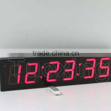 5 inch 6 digit large led countdown timer