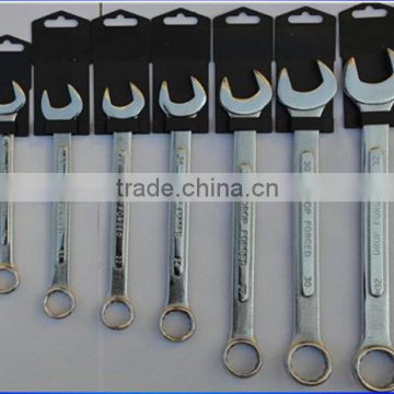 Chrome vanadium material mirror plated combination wrench