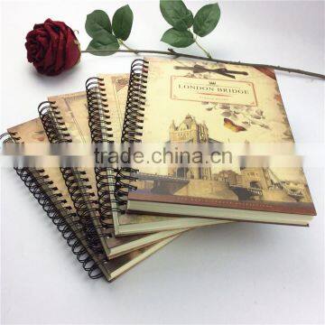 A5 double spiral binding craftpaper hardcover recycled journal