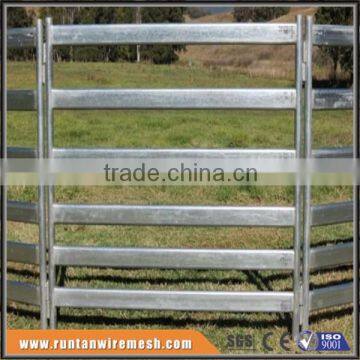 3/4/5/6 rails portable horse fencing/16GA Galvanized Tubing portable working cattle systems/6-Rail horse corral Panel