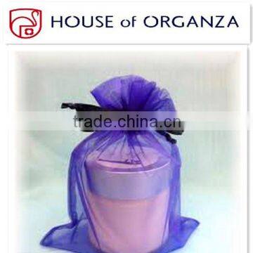 Purple Organza Bag Gift Pouch