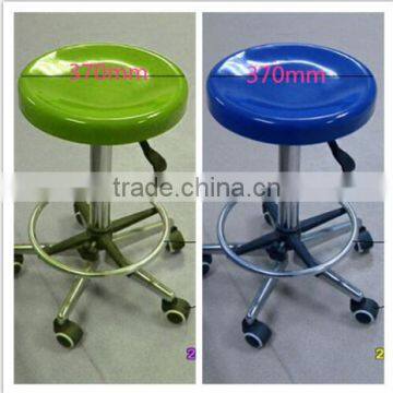 Adjustable Fiber Reference Plastic Lab Stool With Wheels photo-2