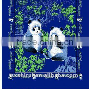 100% Polyester Double Brush Animal Flat Print Fleece Blanket photo-1