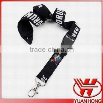 2015 hot sale screen printed lanyards with trigger hook