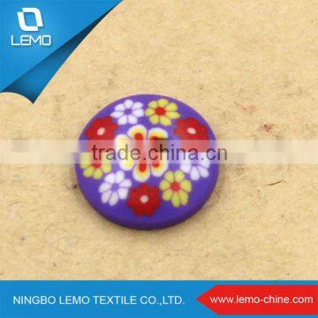 Fancy Painted Wooden Buttons For Shirts