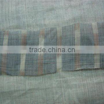 yarn dyed natural handmade ramie fabric for home decoration