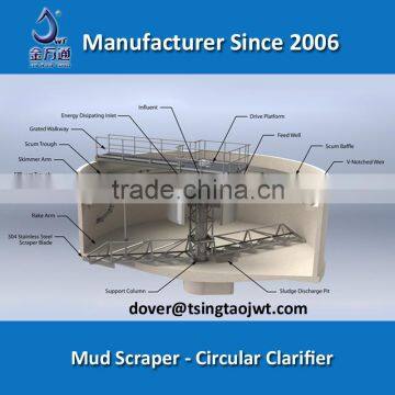 Central drive circular clarifier in wastewater treatment                        
                                                Quality Choice