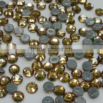 Golden Austrian Loose Flat Back Acrylic Rhinestones Transfers