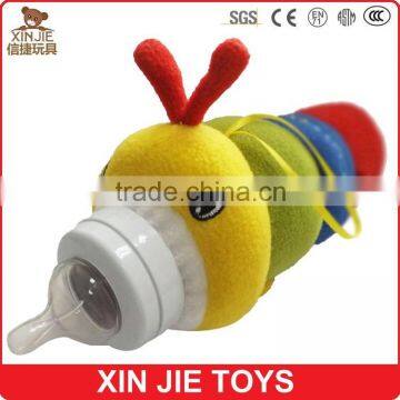 Plush Material Pig Shape Baby Bottle Sleeve Custom Plush Pig Bottle Sleeve Plush Material Wine Cap photo-4