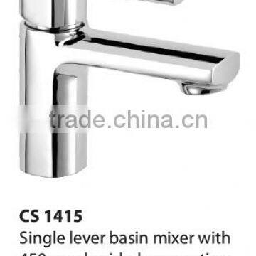Single lever basin mixer