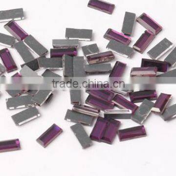 Machine Cut Glass Stones Rectangle Glass Stone for Iphone Case DIY Material photo-3