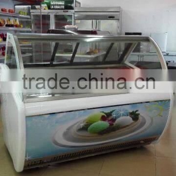 ice cream display freezer/refrigeration ice cream showcase