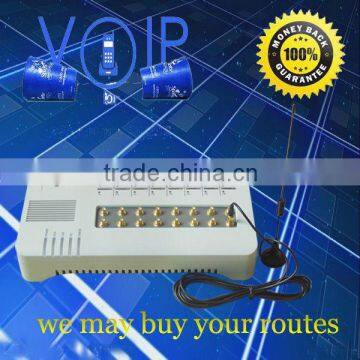 16 ports gsm goip gateway for call termination hot selling roaming sim card