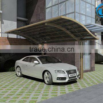 Sun Shading Polycarbonate Roofing Single Carport for Four Season photo-3