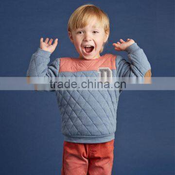 DK0103 dave bella 2015 autumn 100% cotton boys boutique outfits children's clothes boys T-shirt child cotton blouse boys cool t