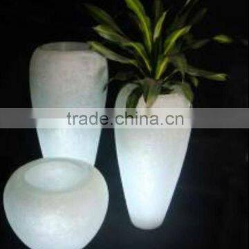 Fiberglass lighting pot