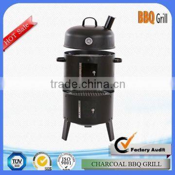 New design long burning fishing outdoor bbq smoker