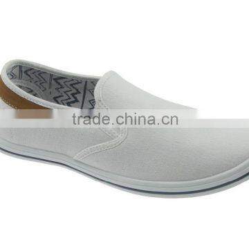 china wholesale low price white canvas shoes