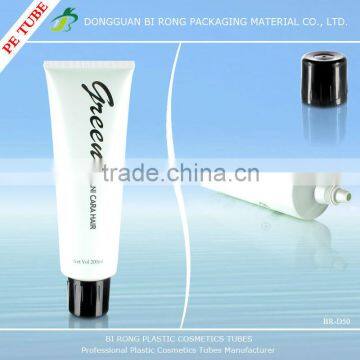 Large Plastic Hair Care Packaging Tubes