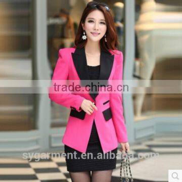 Blazer Women Feminino spring and autumn slim medium-long plus size blazer outerwear long-sleeve suit