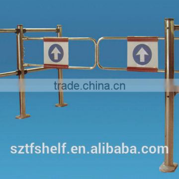 stainless steel supermarket Crowd control Barrier Rail