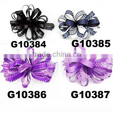 assorted beautiful girl curly hair ribbon bow