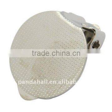 Brass Clip-on Earring Components(KK-H167-N)