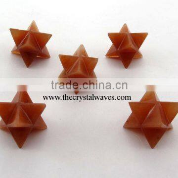 Red Aventurine Merkaba / Star