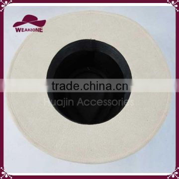 Fedora Hat Wide Brim Suede Panama Hat Brown Wholesale Men Fedora Hat photo-6