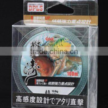 nylon fishing line with nylon material, high abrasion resistance, greating casting distance, floating line, monofilament lines