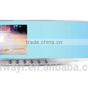 Dual lens 4.3inch 1080P mirror DVR with 140degree