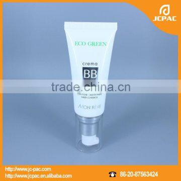 China Supplier 50ml Locked Cap Plastic BB Cream Airless Pump Tube, Airless Pump Series photo-3