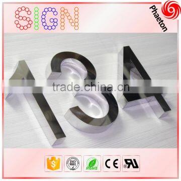 High quality stainless steel numbers