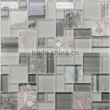 Special Glass Material Mosaic Sheet BDS-128