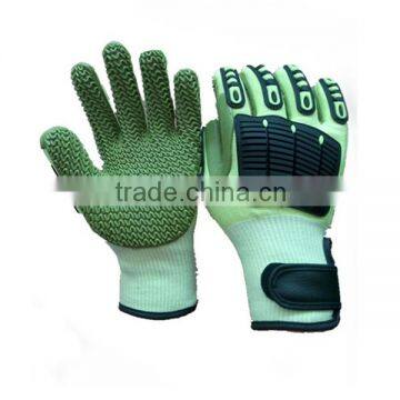 Rubber Anti-vibration Work Gloves Cut Resistant Glove