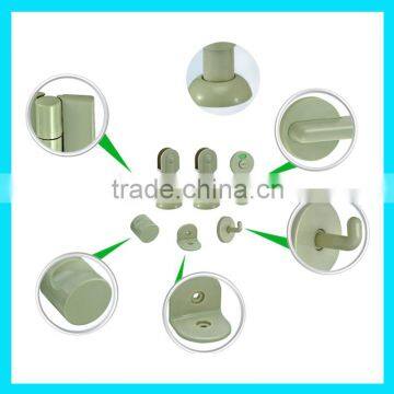 KOYUET Bathroom Accessory Cubicle Hardware WC Toilet Set