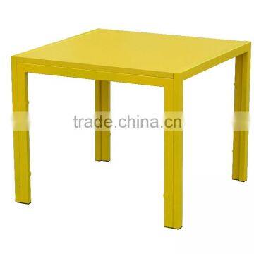White MDF Top Powder Coated Leg End Table photo-2